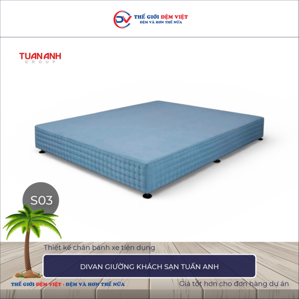 Divan giường khách sạn Tuấn Anh S03